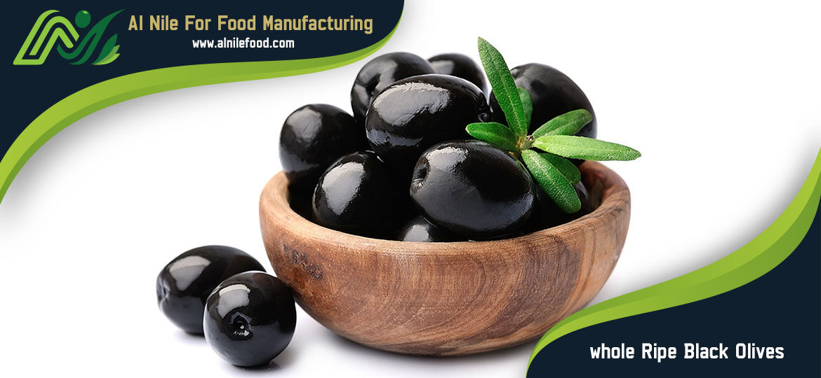 whole ripe black olives