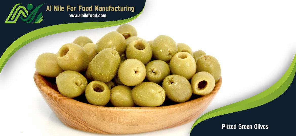 pitted green olives