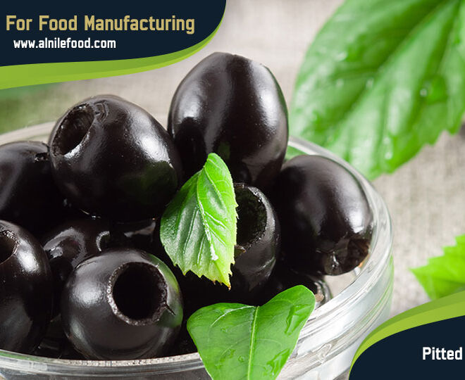 pitted ripe black olives