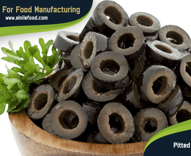 sliced ripe black olives