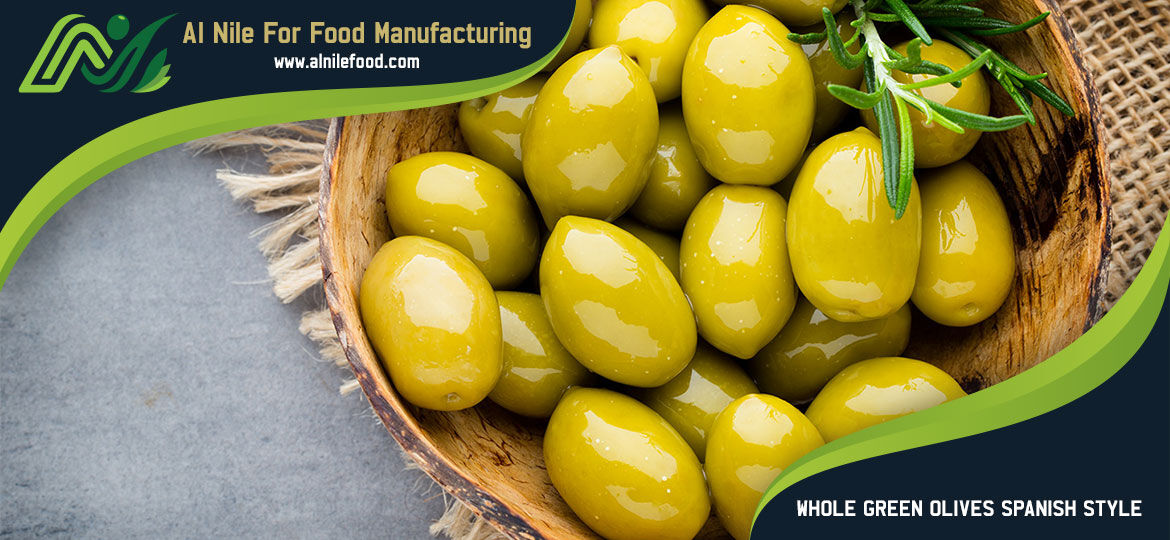 whole green olives spanish style